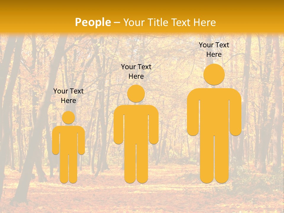 Forest Russia Road PowerPoint Template