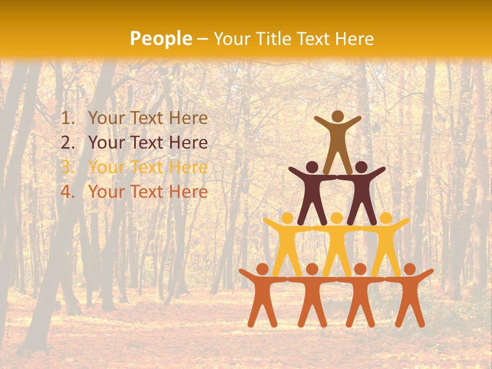 Forest Russia Road PowerPoint Template