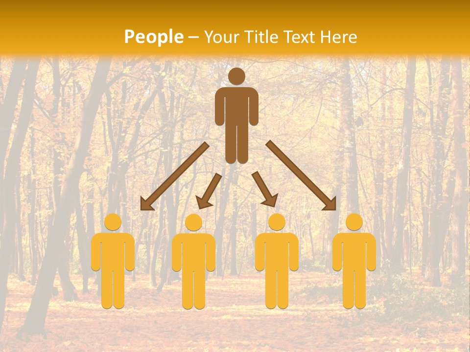 Forest Russia Road PowerPoint Template