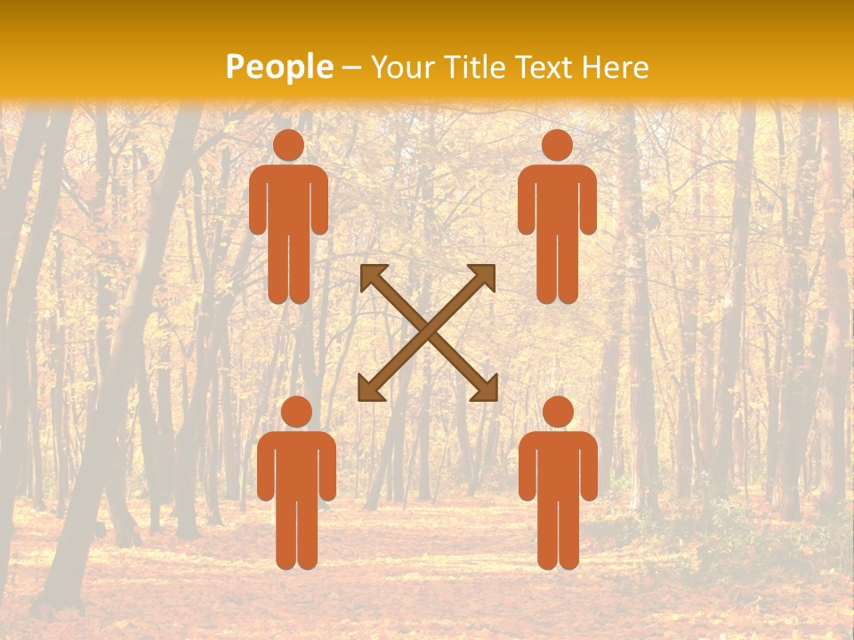 Forest Russia Road PowerPoint Template