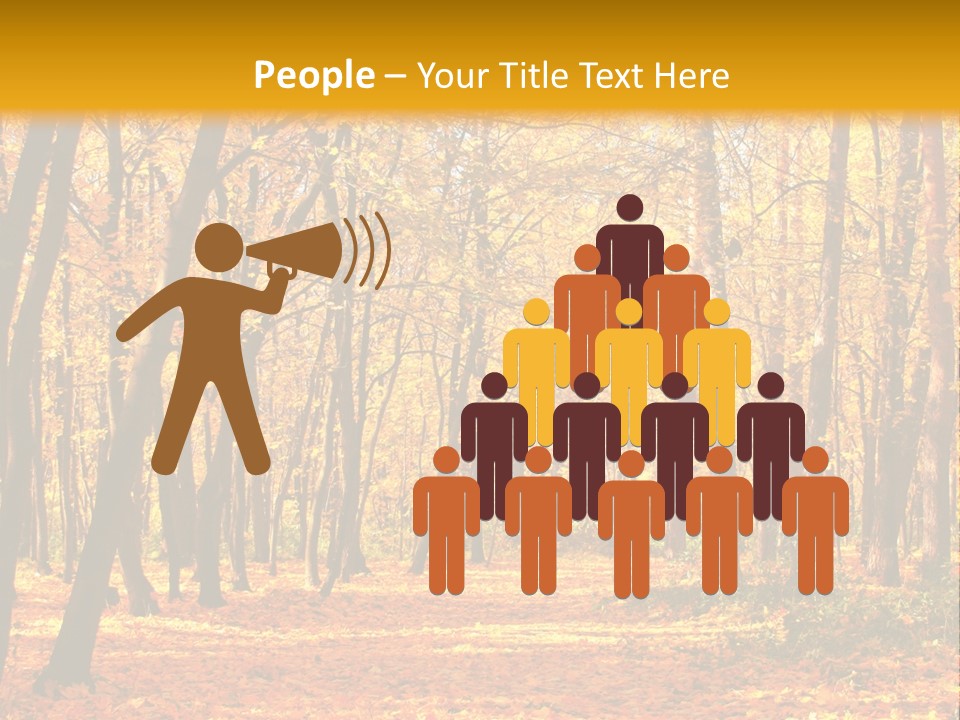 Forest Russia Road PowerPoint Template