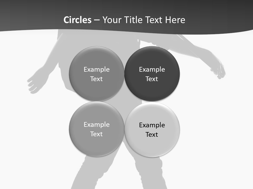 A Man Walking With A Guitar On His Back PowerPoint Template