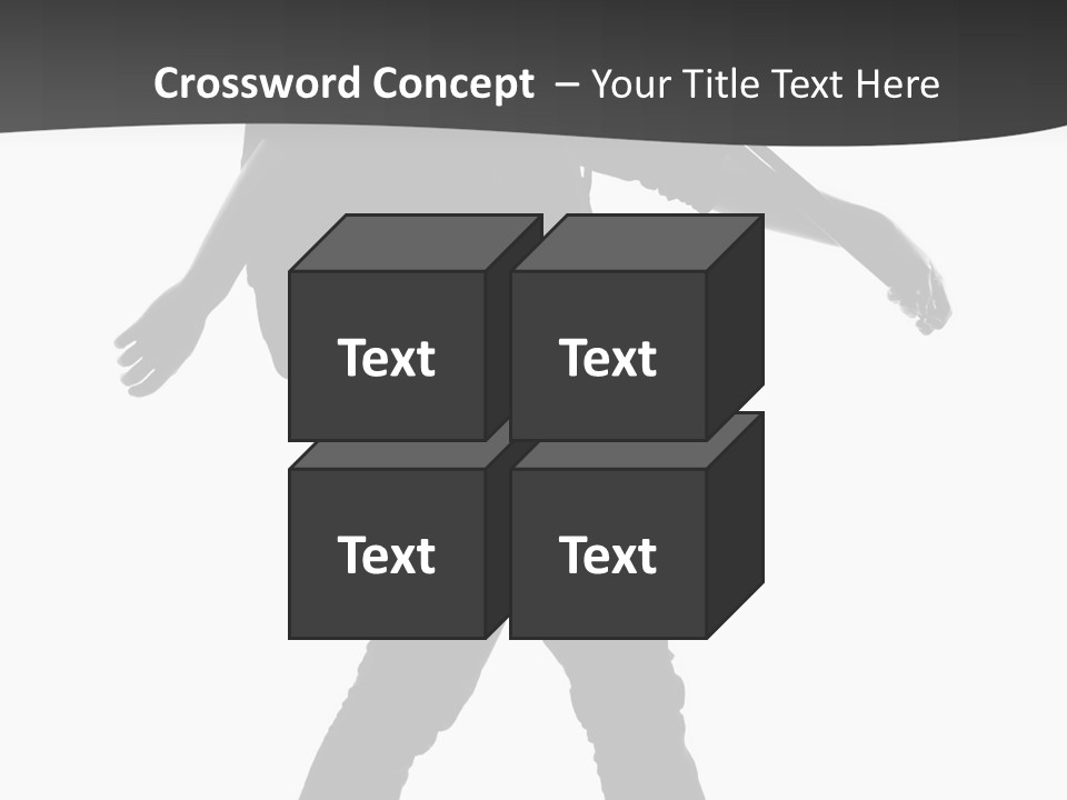 A Man Walking With A Guitar On His Back PowerPoint Template