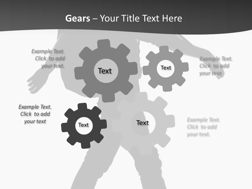 A Man Walking With A Guitar On His Back PowerPoint Template