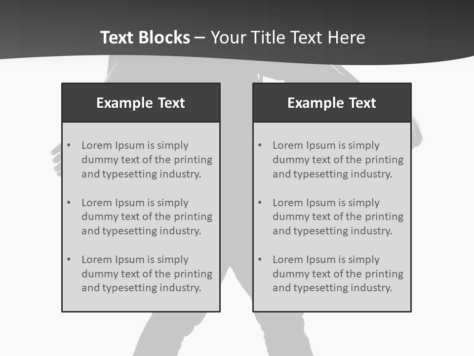 A Man Walking With A Guitar On His Back PowerPoint Template