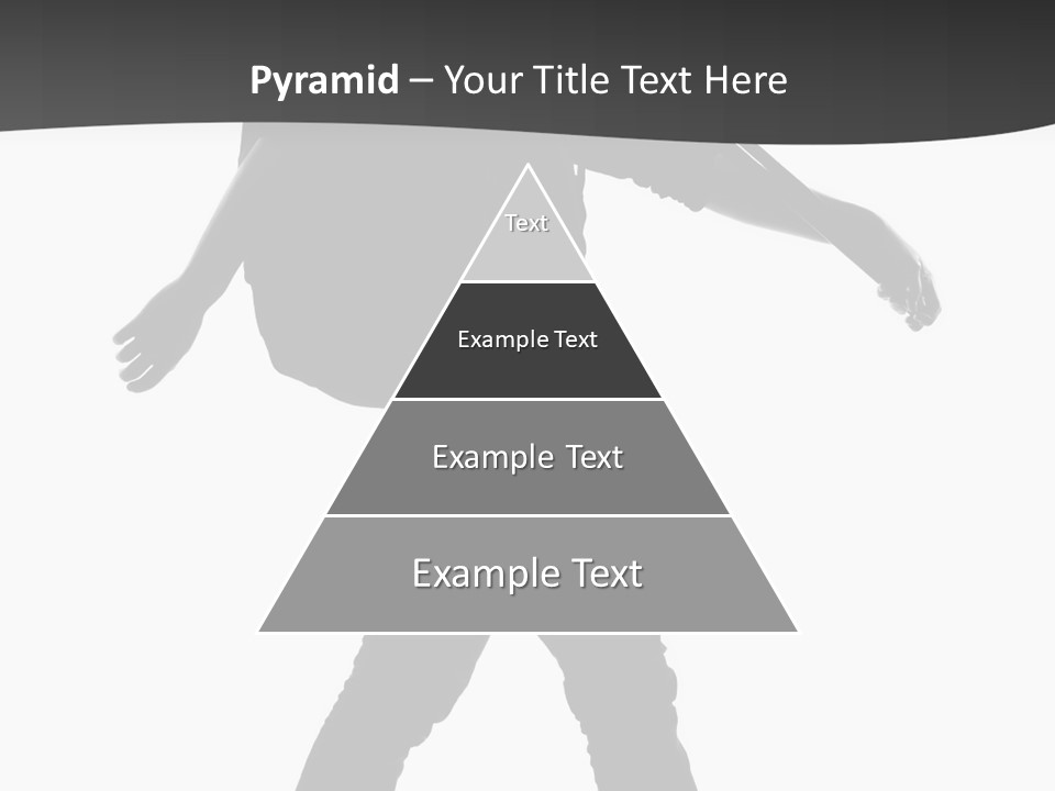 A Man Walking With A Guitar On His Back PowerPoint Template