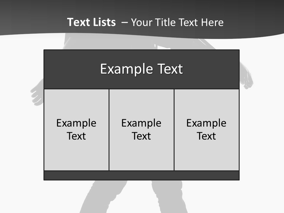 A Man Walking With A Guitar On His Back PowerPoint Template