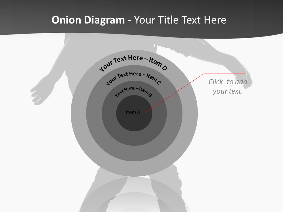 A Man Walking With A Guitar On His Back PowerPoint Template