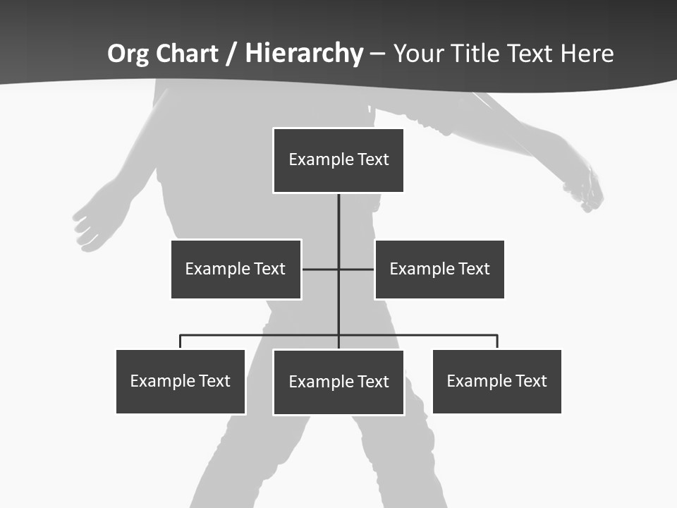 A Man Walking With A Guitar On His Back PowerPoint Template