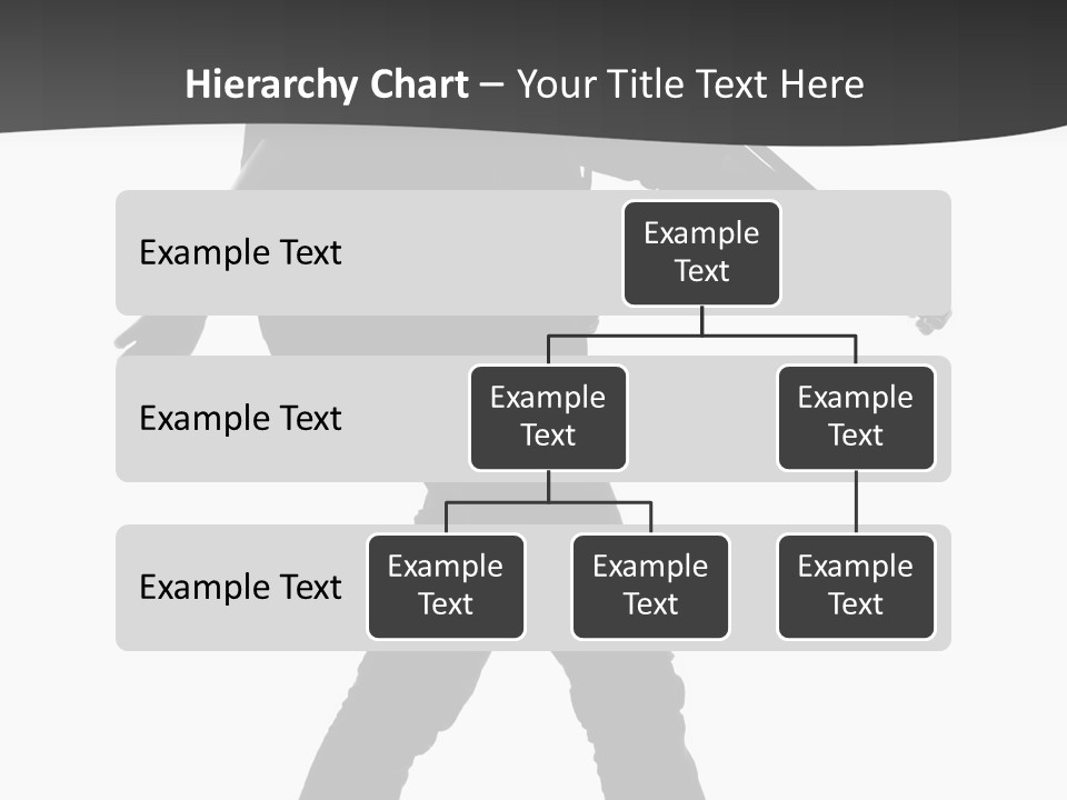 A Man Walking With A Guitar On His Back PowerPoint Template