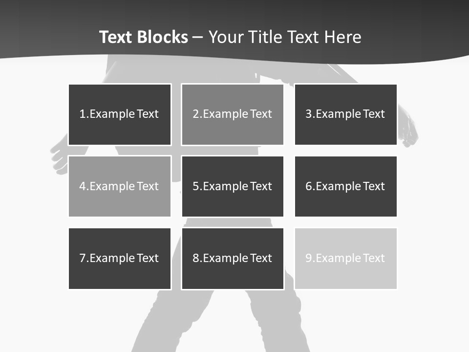 A Man Walking With A Guitar On His Back PowerPoint Template