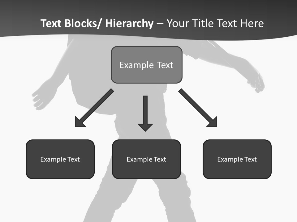 A Man Walking With A Guitar On His Back PowerPoint Template