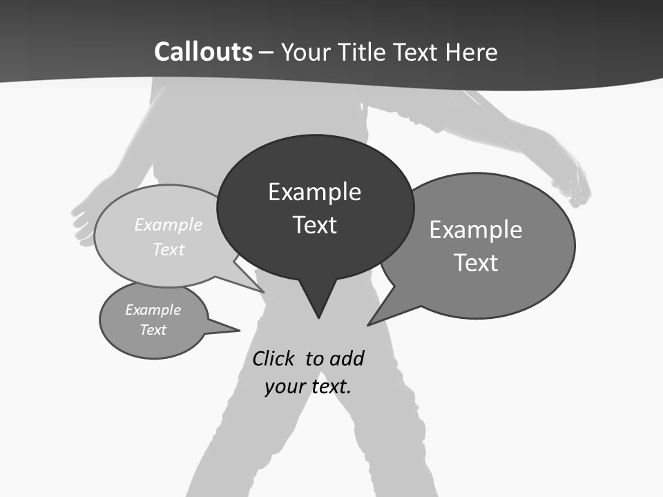 A Man Walking With A Guitar On His Back PowerPoint Template