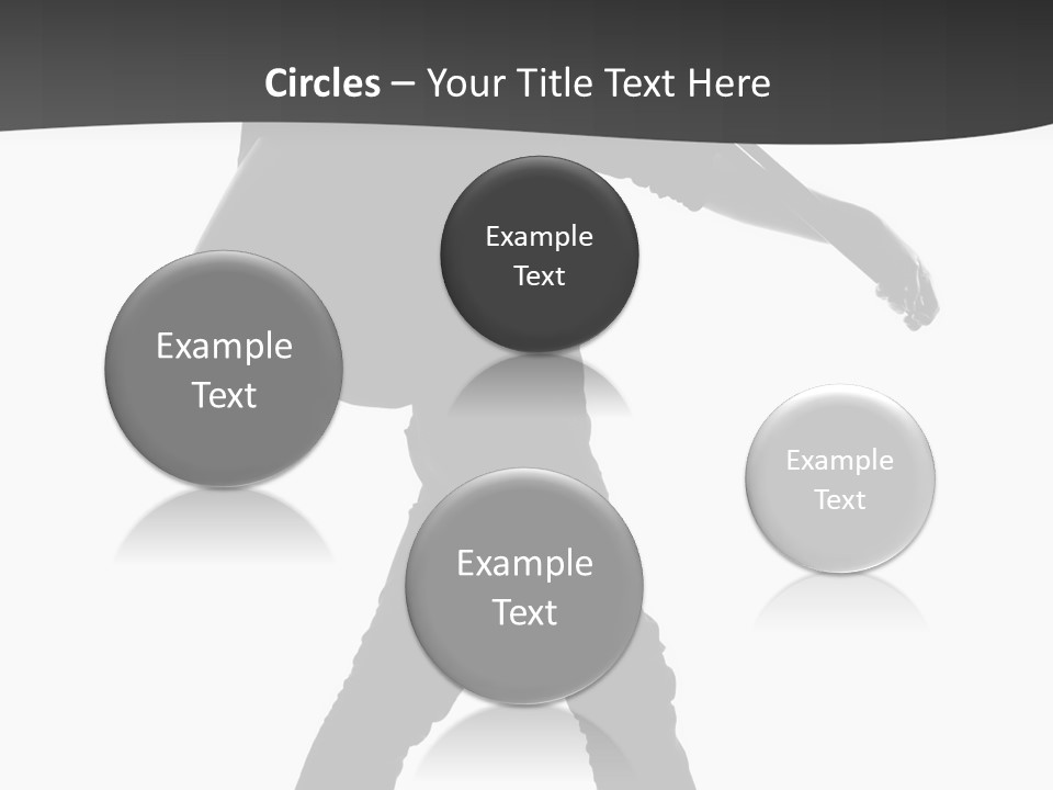 A Man Walking With A Guitar On His Back PowerPoint Template