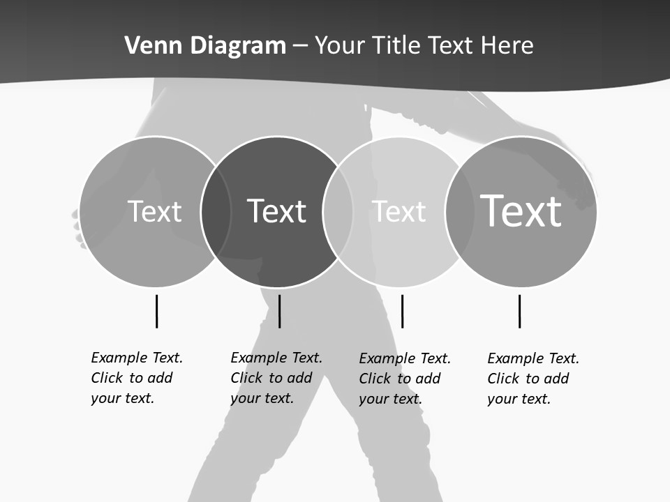 A Man Walking With A Guitar On His Back PowerPoint Template