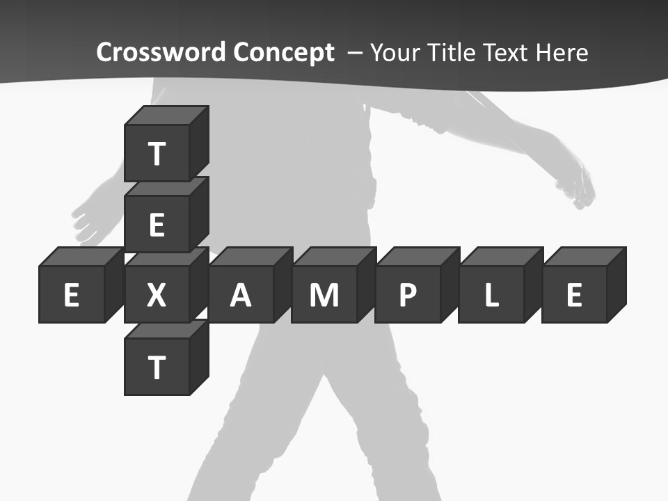 A Man Walking With A Guitar On His Back PowerPoint Template