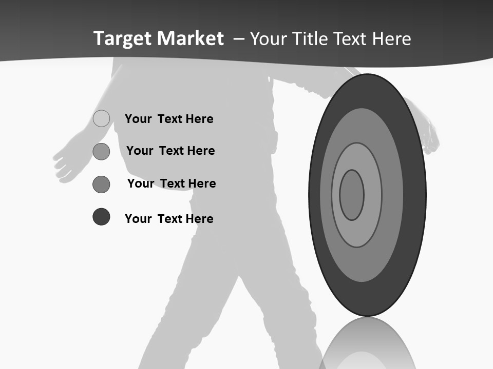 A Man Walking With A Guitar On His Back PowerPoint Template