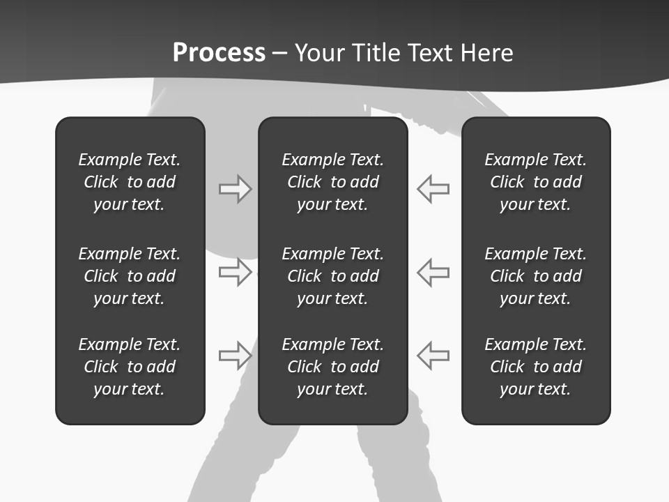 A Man Walking With A Guitar On His Back PowerPoint Template