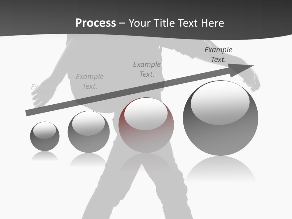 A Man Walking With A Guitar On His Back PowerPoint Template