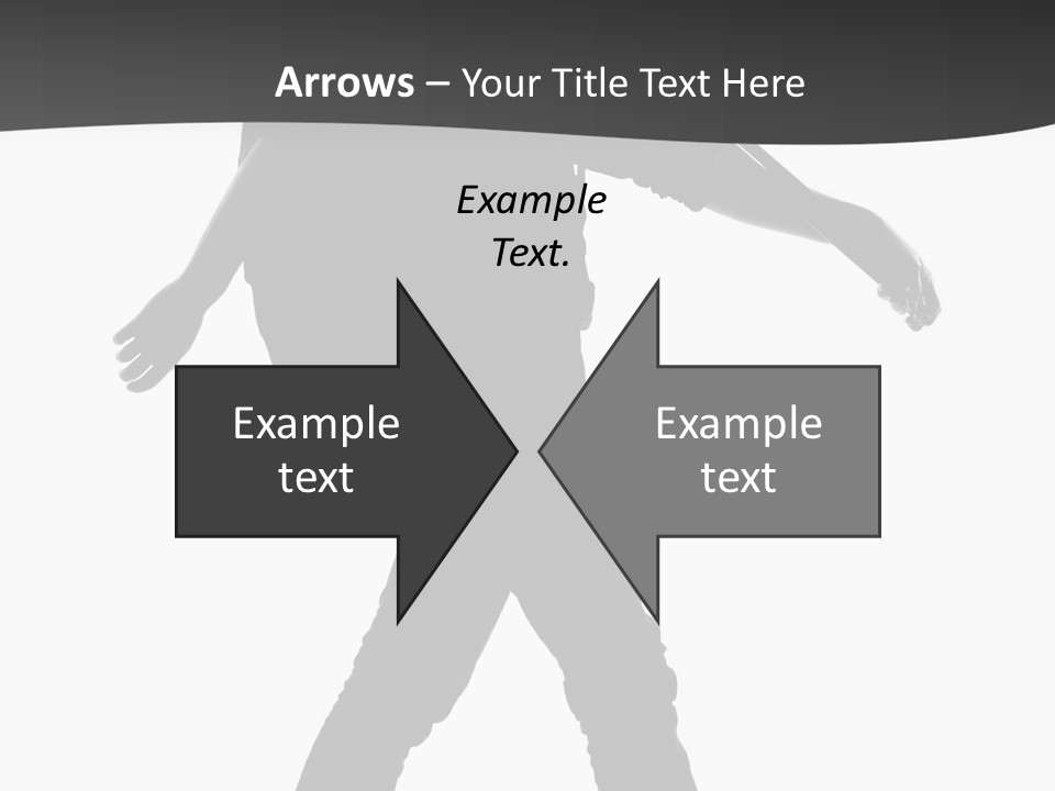 A Man Walking With A Guitar On His Back PowerPoint Template