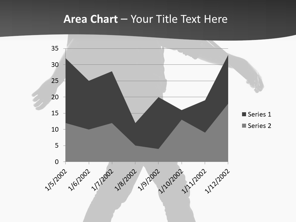 A Man Walking With A Guitar On His Back PowerPoint Template