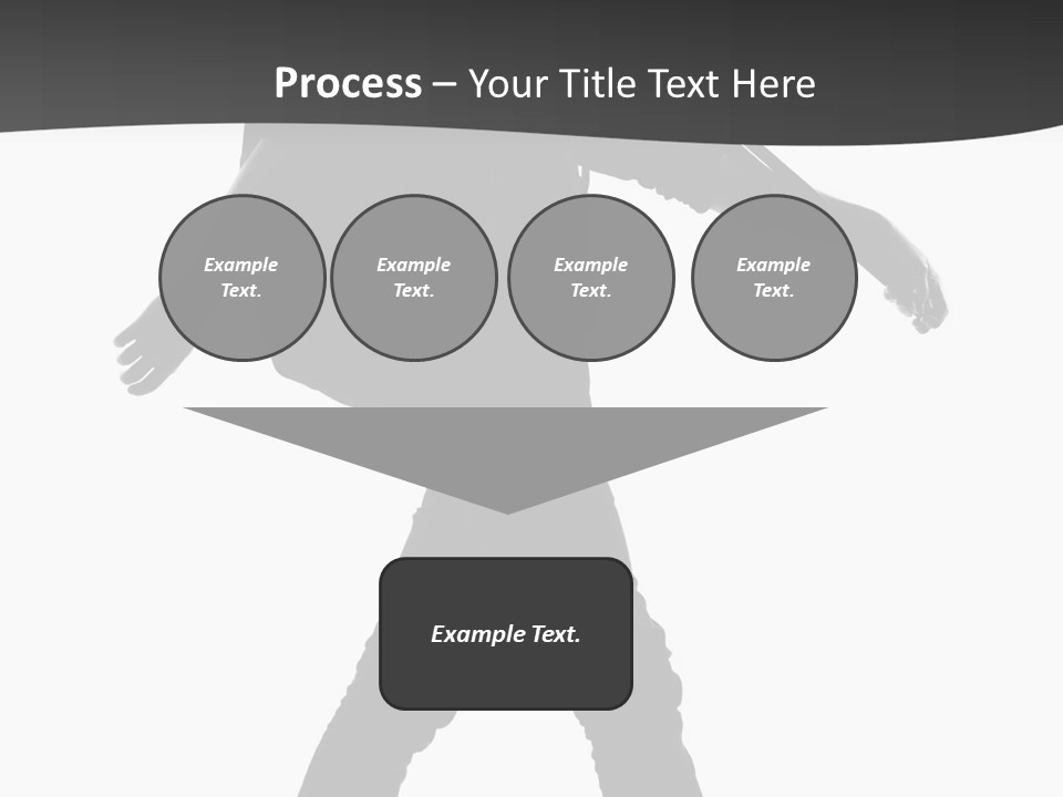 A Man Walking With A Guitar On His Back PowerPoint Template