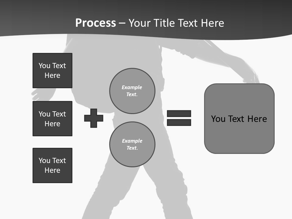 A Man Walking With A Guitar On His Back PowerPoint Template
