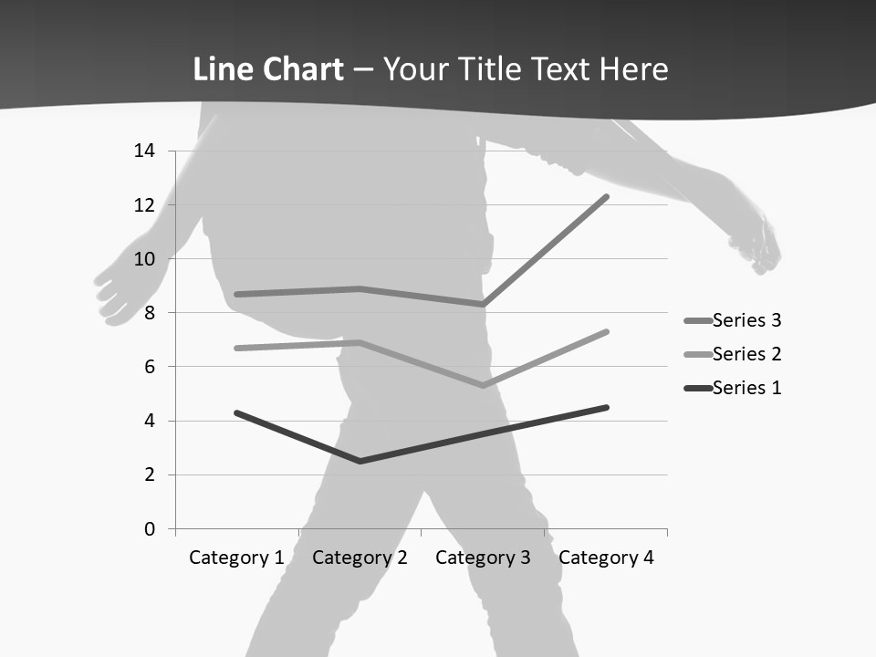 A Man Walking With A Guitar On His Back PowerPoint Template