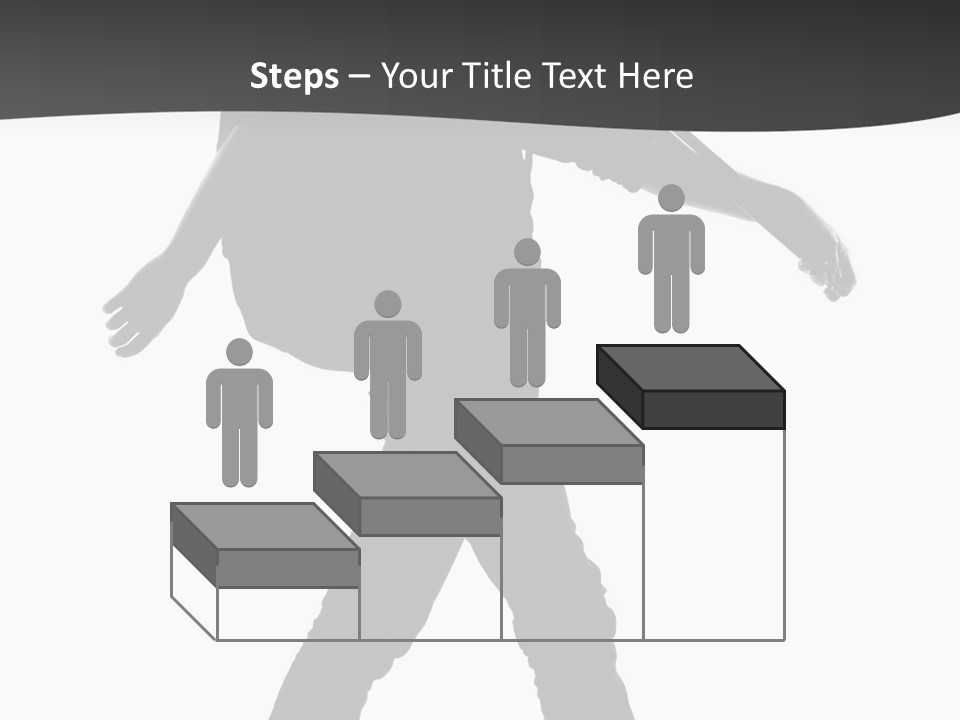 A Man Walking With A Guitar On His Back PowerPoint Template