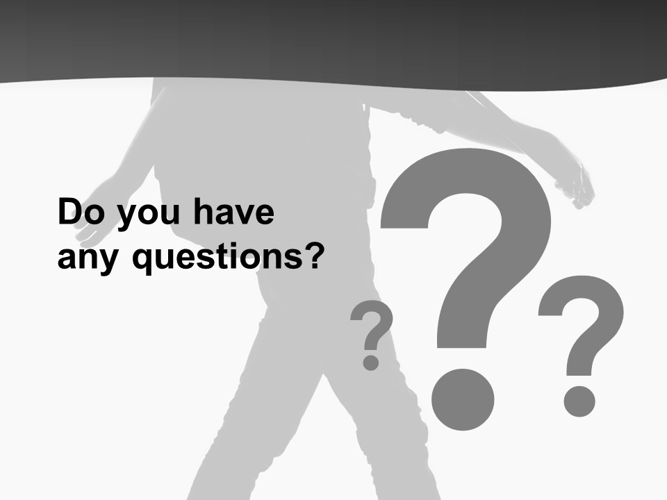 A Man Walking With A Guitar On His Back PowerPoint Template