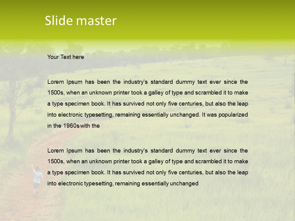 Holiday Outdoor Natural PowerPoint Template