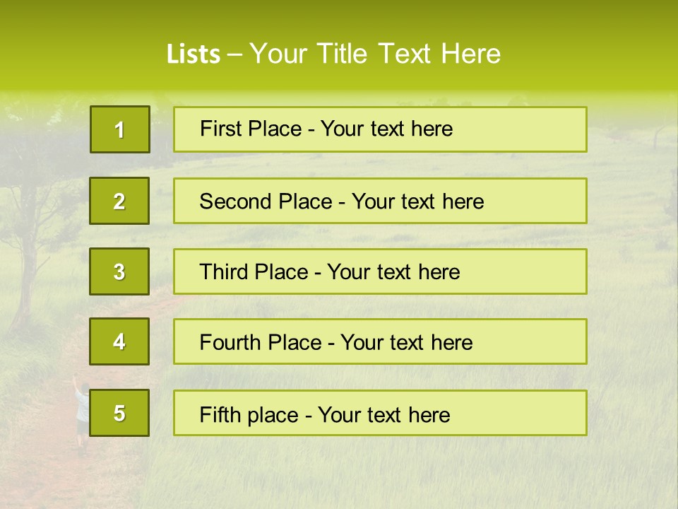 Holiday Outdoor Natural PowerPoint Template