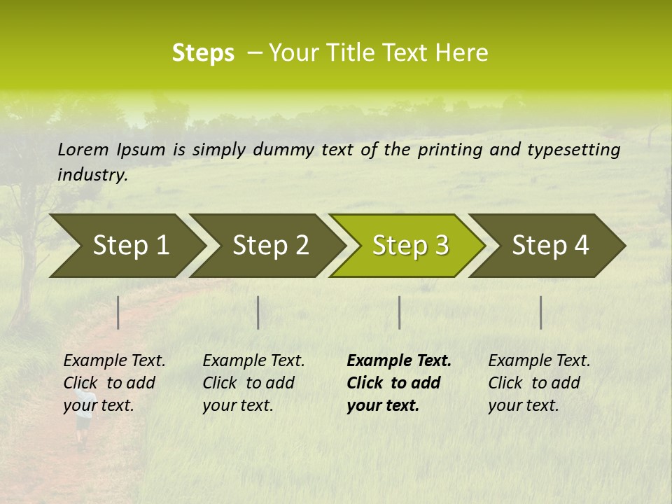 Holiday Outdoor Natural PowerPoint Template