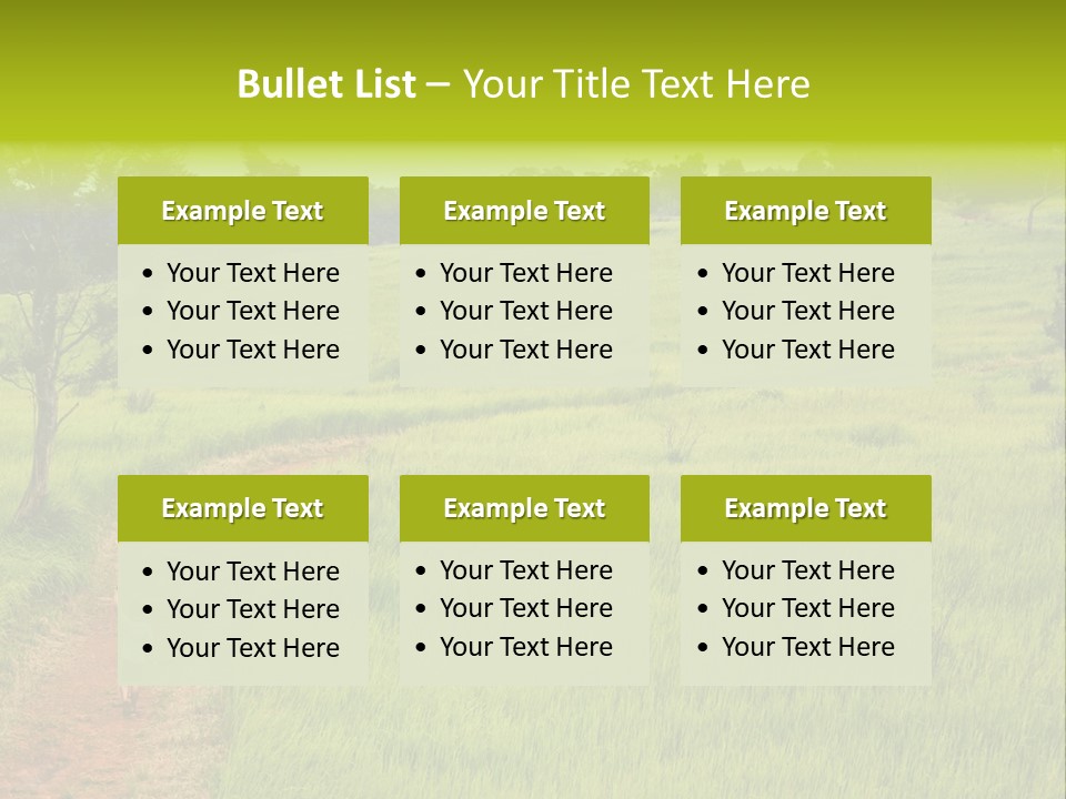 Holiday Outdoor Natural PowerPoint Template