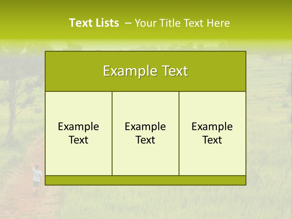 Holiday Outdoor Natural PowerPoint Template