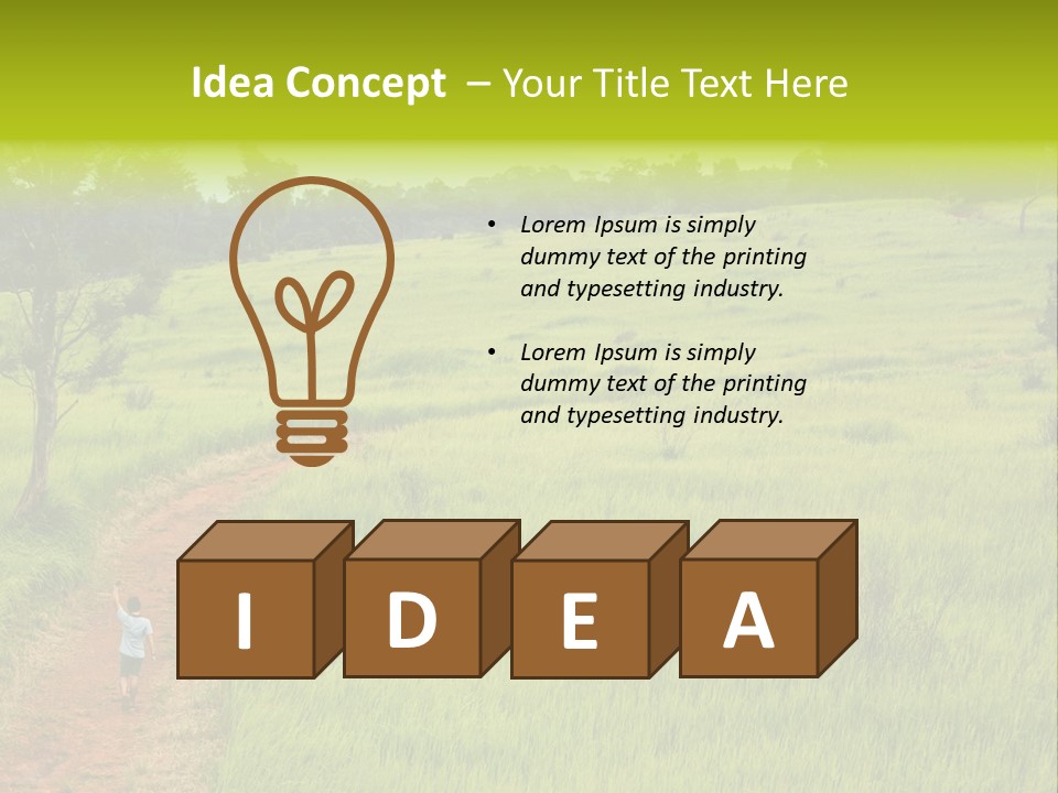 Holiday Outdoor Natural PowerPoint Template