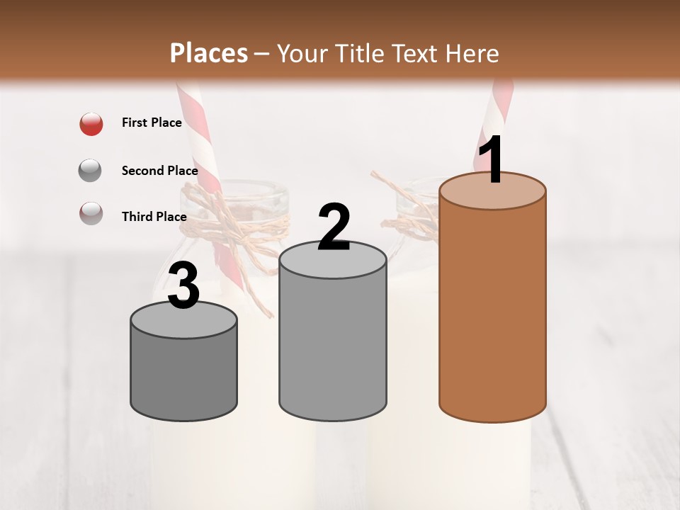 Pink Milk Cute PowerPoint Template