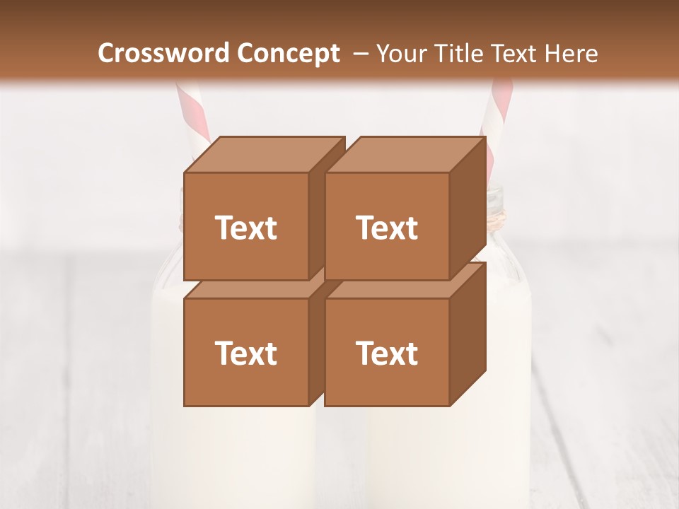 Pink Milk Cute PowerPoint Template