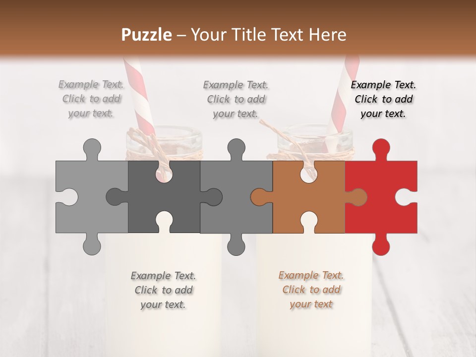 Pink Milk Cute PowerPoint Template