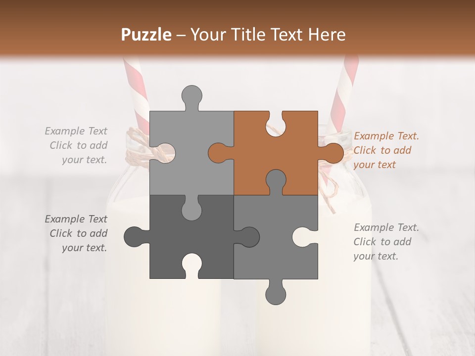 Pink Milk Cute PowerPoint Template