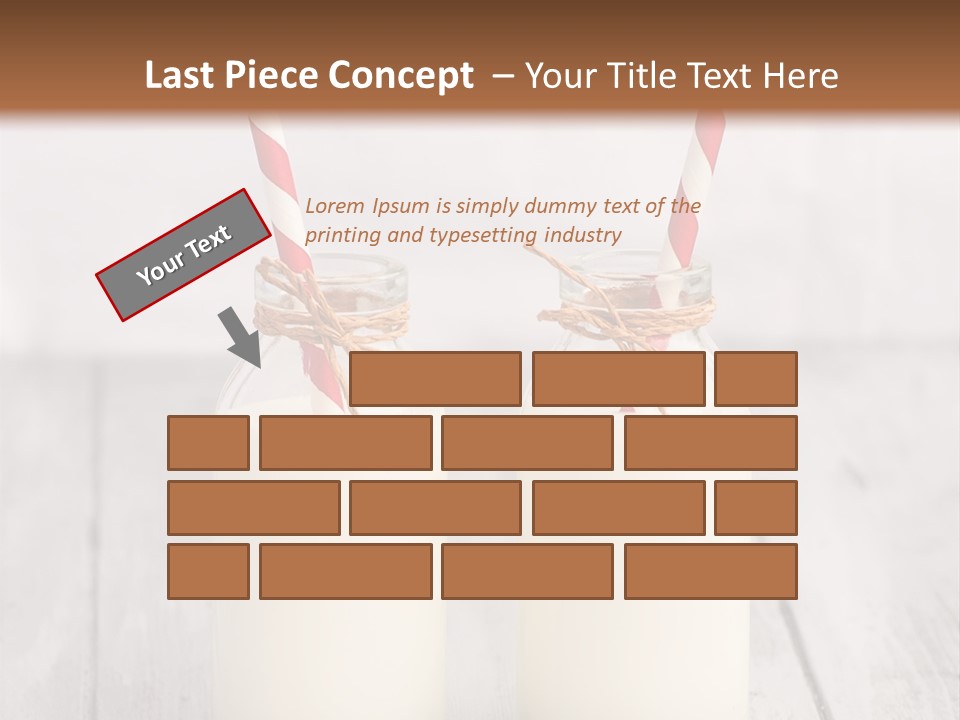 Pink Milk Cute PowerPoint Template