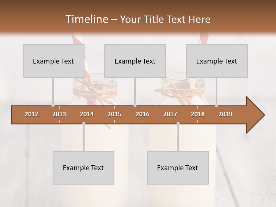 Pink Milk Cute PowerPoint Template