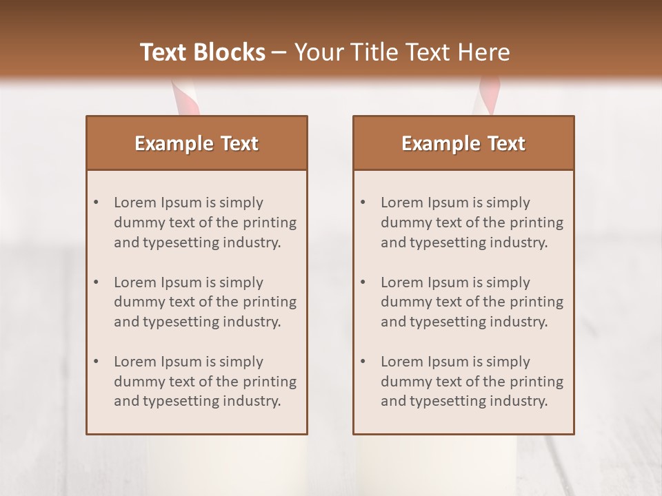 Pink Milk Cute PowerPoint Template