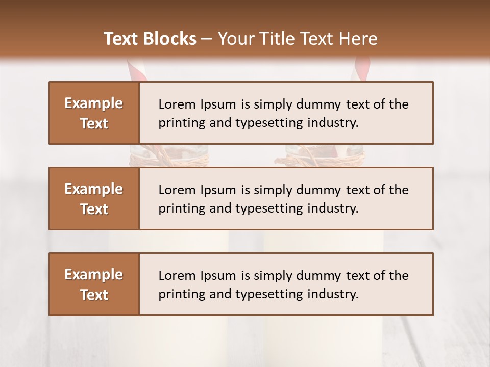 Pink Milk Cute PowerPoint Template