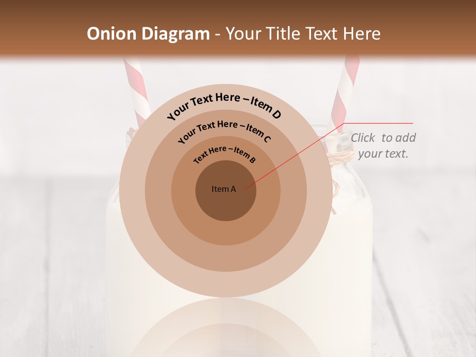 Pink Milk Cute PowerPoint Template