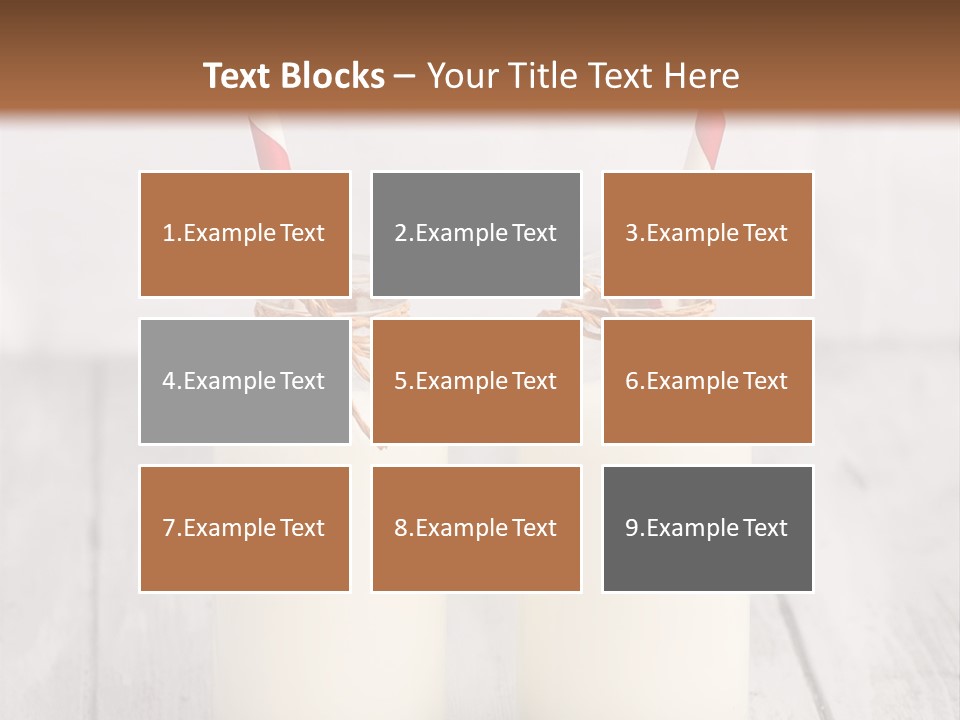 Pink Milk Cute PowerPoint Template