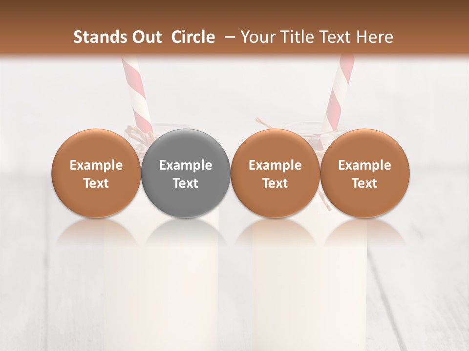 Pink Milk Cute PowerPoint Template