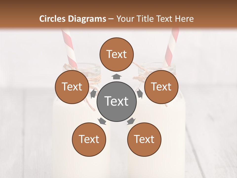 Pink Milk Cute PowerPoint Template