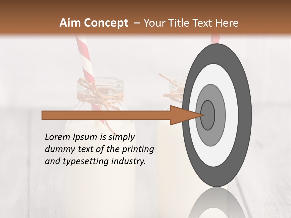 Pink Milk Cute PowerPoint Template