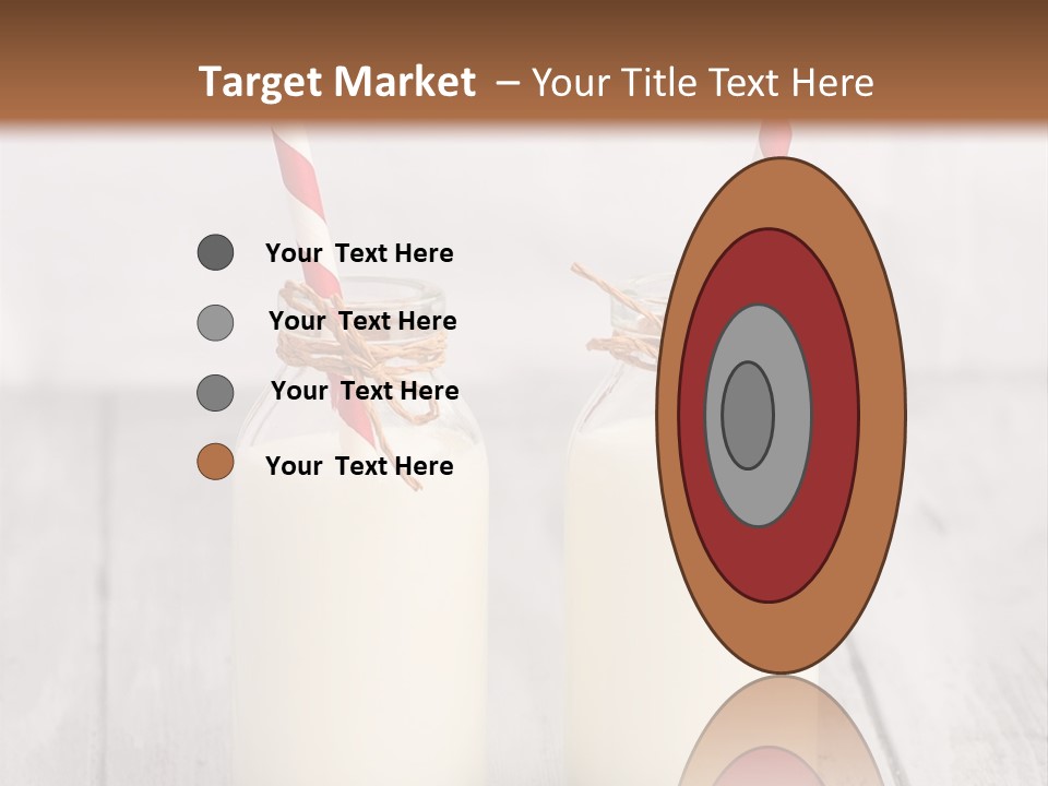 Pink Milk Cute PowerPoint Template